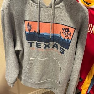 State of mind gray Texas hoodie